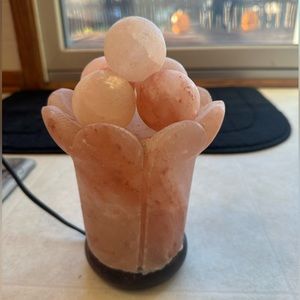 Salt rock lamp